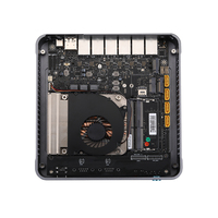 Mini PC Barebone 6x I226-V 2.5G LAN LGA1700 Compatible con CPU I3 I5 de 12ª y 13ª Generación, 2x DDR4, PCIe 4.0, SSD, Firewall, Router, Refrigeración Activa
