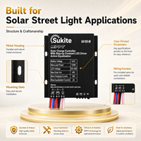 Contrôleur solaire intelligent Sukite MPPT 64100 6,4V 100W 30A pour projet d'éclairage public extérieur