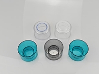 Bouchon de bouteille décoratif anti-poussière en plastique de 56 mm, diamètre 5,6 cm, multicolore, personnalisé pour bouteille d'eau minérale
