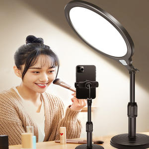 Anneau lumineux de 10 pouces pour la photographie, panneau lumineux LED personnalisé pour selfie, <span class=keywords><strong>TikTok</strong></span>, vidéo en direct, lumière de remplissage de 26 cm, lampe plein écran - Product Image 5