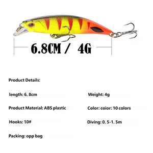 Señuelo Flotante Minoroa 6.5cm/5g <span class=keywords><strong>de</strong></span> Metal para <span class=keywords><strong>Peces</strong></span> <span class=keywords><strong>Pequeños</strong></span> <span class=keywords><strong>de</strong></span> <span class=keywords><strong>Fondo</strong></span>, para Pesca en Barco en Océano y Lubina <span class=keywords><strong>de</strong></span> Lago, Agua Salobre - Product Image 5