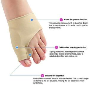 Correcteur d'oignons en silicone pour femmes et hommes <span class=keywords><strong>Attelle</strong></span> réglable <span class=keywords><strong>Hallux</strong></span> <span class=keywords><strong>Valgus</strong></span>, séparateur d'orteils pour le soulagement de la douleur - Product Image 3