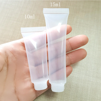 Bouteille de sérum à presser doux pour soins de la peau Boule à bille verte Massage Crème cosmétique pour les yeux Conteneurs d'emballage Tube en plastique