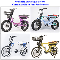 Vélo de montagne électrique personnalisable de 20 pouces, stock UE/US, batterie au lithium 250W, frein à disque, cadre en alliage d'aluminium, vélo à pneus larges