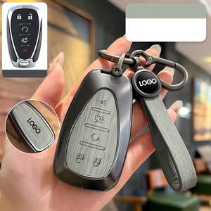 Accessoires pour clés de voiture DM, étui en cuir pour clé de voiture intelligente à distance pour Chevrolet Cruze Spark Camaro Volt Bolt Trax Malibu - Product Image 4