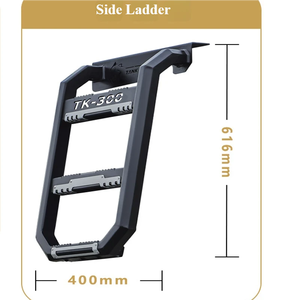 บันไดข้างรถ Tank 300 <span class=keywords><strong>Black</strong></span> <span class=keywords><strong>Panther</strong></span> Series อลูมิเนียมอัลลอยหนาพิเศษ ติดตั้งแบบไม่ต้องเจาะ สำหรับตกแต่งรถออฟโรด - Product Image 1