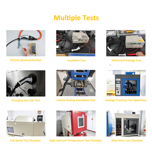 หัวชาร์จ EV 250V Type2 AC 32A เฟสเดียวการรับรอง ce/tuv ขั้วต่อการชาร์จ EV ตัวผู้และตัวเมีย - Product Image 5
