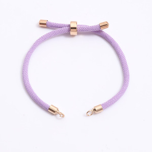ชุดทำสร้อยข้อมือเชือกมิลาน DIY สายถักปรับได้พร้อมปลายโลหะชุบทอง KC ชิ้นส่วนงานฝีมือที่ปรับแต่งได้ - Product Image 6