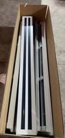 Diffuseur linéaire à fentes encastrable moderne pour CVC, grille d'air invisible en aluminium pour plâtre, sortie d'air blanc thermolaqué