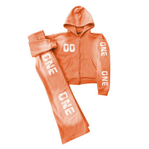 Vêtements de jogging élastiques pour hommes élégants Survêtement de lavage à l'acide de haute qualité Techniques imprimées lourdes Nouveau professionnel écologique - Product Image 1