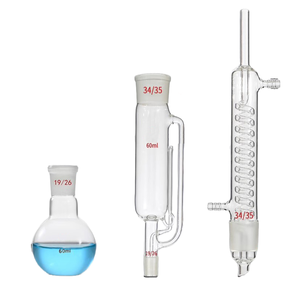 Extrator <span class=keywords><strong>Soxhlet</strong></span> de Vidro com Parede Grossa de 60-5000ml/Extrator de Gordura com Condensador, Frasco - Product Image 2