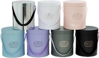 Emballage de fleurs cosmétiques de luxe personnalisé de haute qualité, écologique, design argenté, tube en carton imperméable