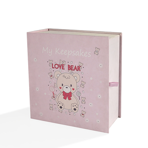 Biodegradable Luxury Baby <b>Memory</b> Gift <b>Box</b> Set with Accessories Custom Design Handmade Newborn Keepsake <b>Box</b> - Product Image 3