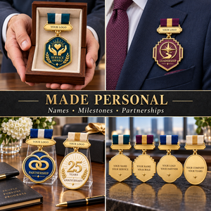Médailles commémoratives et événementielles personnalisées pour entreprises, récompenses de reconnaissance pour le leadership, le service et les partenariats, anniversaires, OEM ODM - Product Image 2
