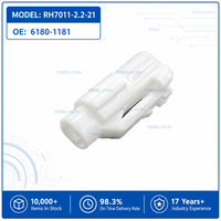 Order 7011-2.2-21 6180-1181 1 Pin Waterproof Sealed 2.3mm Female Auto Connector Housing untuk Sensor Wire Harness