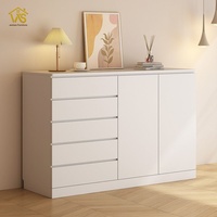 Commode à 6/8 tiroirs, style moderne, commode nordique, large, armoire de salon