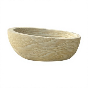 อ่างอาบน้ำหินธรรมชาติคลาสสิกสวยงาม ขนาด 180 ซม. รุ่น Elegant Tubs Series OEM มาเลเซีย BT-085A-SAST - Product Image 1