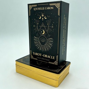 <span class=keywords><strong>Cartas</strong></span> <span class=keywords><strong>de</strong></span> Tarot con Borde Dorado Personalizado, Exquisito Mazo <span class=keywords><strong>de</strong></span> Tarot con Lámina Dorada, <span class=keywords><strong>Cartas</strong></span> <span class=keywords><strong>de</strong></span> Oráculo para Adivinación, <span class=keywords><strong>Cartas</strong></span> Espirituales para <span class=keywords><strong>Lectura</strong></span> Mística - Product Image 5