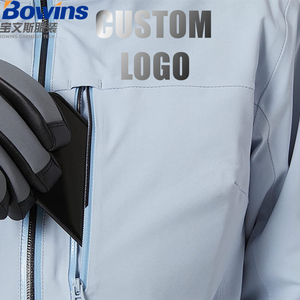 Vestes de ski personnalisées pour hommes et femmes, coupe-vent alpin pour snowboard, vestes de ski personnalisées pour piste, imperméables et coupe-vent - Product Image 3