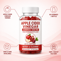 Bonbons gélifiés Garcinia Cambogia au vinaigre de cidre de pomme, saveurs fruitées, pour ventre plat, amincissement, perte de poids, brûleur de graisse, favorise la digestion
