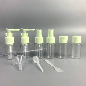 30ml nhựa du lịch đặt chai PET phẳng Vai Kem dưỡng da nước móng tay rượu kem dầu gội lỏng chai với in logo tùy chỉnh - Product Image 2