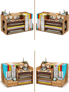 Máy Tính Để Bàn Nhận Hộp A4 Giấy Và Cuốn Sách Thư Mục Bút Xi Lanh Vẽ Giấy Khăn Văn Phòng Phẩm Kệ Sinh Viên Ký Túc Xá Tạo Tác - Product Image 5