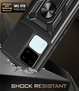 Funda a prueba de golpes para <span class=keywords><strong>vivo</strong></span> X100 Pro V30e Y200 V27e V27 V25e <span class=keywords><strong>V21</strong></span> V30 X80 Lite Slide Camera Lens Protection Stand Back Cover - Product Image 2