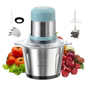 electric mini food processor garlic chopper 400w 1000w meat and vegetables grinder with 6liter food processor