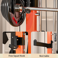 LISGLO Nouveau Lancement de Produit : Machine Smith Multifonctionnelle pour la Musculation et les Exercices de Fitness, en Acier Métallique Premium