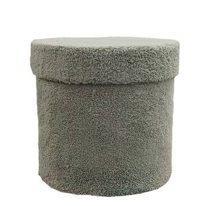 CAJA DE FELTRO VERDE 16.5X17CM - Product Image 1