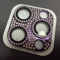 Protection d'objectif anti-rayures diamant chaud pour iPhone 14 lentille de caméra de protection complète verre trempé pour iPhone 11 12 13 15 pro max