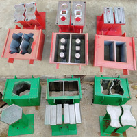 New Manual Ecological Earth Interlock Brick Block Machine