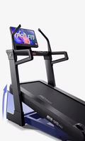 Tapis roulant électrique tout-terrain avec suspension, machine de course commerciale pour salle de sport à domicile, large bande transporteuse, inclinaison automatique, affichage LED