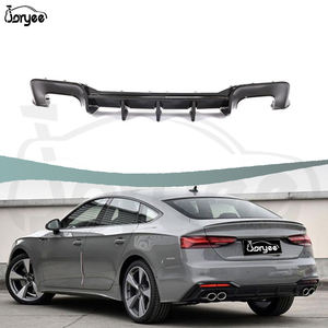 Diffuseur de pare-chocs arrière en fibre de carbone RS Becquet d'échappement BodyKit Car Part pour <span class=keywords><strong>Audi</strong></span> S5 <span class=keywords><strong>A5</strong></span> SLINE <span class=keywords><strong>Sportback</strong></span> 2020 2021Tuning Accessory - Product Image 2