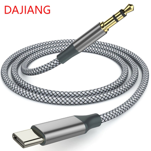 Dajiangg <span class=keywords><strong>USB</strong></span> C 3.5Mm Nylon Bện <span class=keywords><strong>AUX</strong></span> Cáp Loại C Nam Adapter Stereo Mở Rộng Âm Thanh Dây Cho Điện Thoại Di Động trực tiếp - Product Image 2