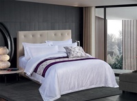 60 housse de couette drap de lit housse de couette ensemble anti-boulochage lavable en machine Style uni qualité hôtel utilisation housse de couette