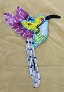 ผ้าปักลูกปัดสำหรับตกแต่งเสื้อผ้าอุปกรณ์ตัดเย็บเสื้อผ้าส่งออกจากอินเดีย - Product Image 4