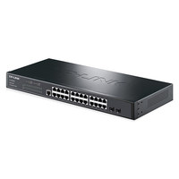 TP-LINK TL-SG3226 Switch Gestionado de Capa 2 de 26 Puertos Gigabit, 2 Ópticos/24 Eléctricos, con Gestión Web y Límite de Velocidad por Puerto VLAN