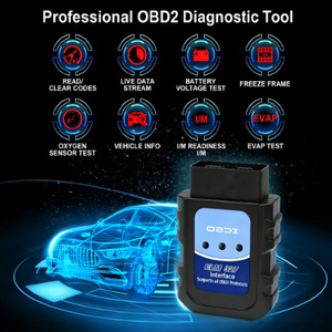 Escáner de Diagnóstico de Automóviles Bluetooth OBD2, Lector de Códigos Automotrices, Herramienta de Escaneo de Datos en Tiempo Real, Interfaz ELM327 para Vehículos Universales - Product Image 2