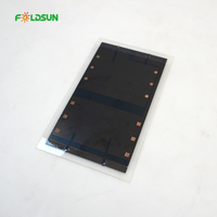 Panneau Solaire Monocristallin FOLDSUN PERC PET 5W 6V 210x120mm 22,7% OEM Personnalisé pour Power Bank, Capteur, Lumière LED, DIY, Étanche, Extérieur