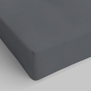 ชุดผ้าปูเตียงผ้าฝ้าย100% อิตาลีสีเทาเข้มมีปลอกหมอนและปลอกผ้านวม - Product Image 3