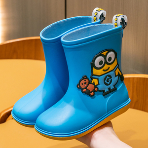 Bottes imperméables décontractées pour enfants Cartoon Bottes <span class=keywords><strong>de</strong></span> <span class=keywords><strong>pluie</strong></span> pour enfants Chaussures d'extérieur pour toutes les saisons pour garçons - Product Image 6