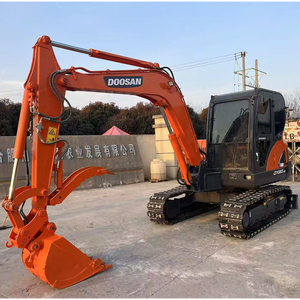 Excavadora <span class=keywords><strong>Doosan</strong></span> DX60 usada original, excavadora <span class=keywords><strong>Doosan</strong></span> DX60 con almohadillas de goma hidráulicas y acoplador rápido, excavadora <span class=keywords><strong>Doosan</strong></span> - Product Image 3