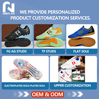 Chaussures de football à crampons courts montants, collection automne 2026, tige en PU, fabrication directe usine, OEM ODM, personnalisables