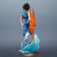 2 Styles 38cm Dragon Vegetto Figure Replace Arms Vegetto Blue Super Saiyan 4 Action Figure Gk Statue Collection Model Toys Gifts