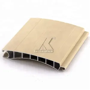 阳极氧化辊型材定制尺寸叶片铝卷帘门车库铝板条