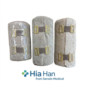 Bende a compressione elastiche corte con clip per linfedema, prezzo conveniente per terapia linfatica - Product Image 5