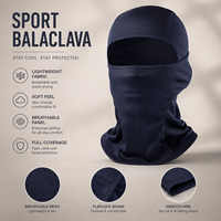 Cagoule tricotée coupe-vent en maille polyester pour moto 2026, bonnet chaud à capuche pour femmes et filles, masque de ski
