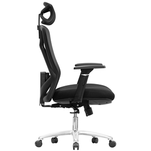 Ergonomic bifma chứng nhận điều hành Ghế văn phòng thoải mái Lift thiết kế vải da có thể điều chỉnh lưới kim loại bao gồm tựa đầu - Product Image 2