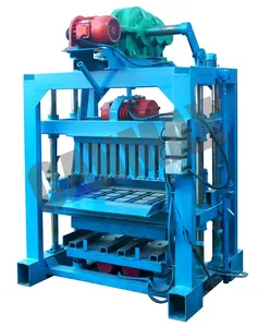 Sawdust Block Qt4-40 Mini Interlocking Brick Making Machine